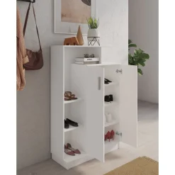 SCARPIERA/ARMADIO PETRA CM 90X34,5 H. 140 BIANCO: vendita online SCARPIERA/ARMADIO PETRA CM 90X34,5 H. 140 BIANCO in offerta