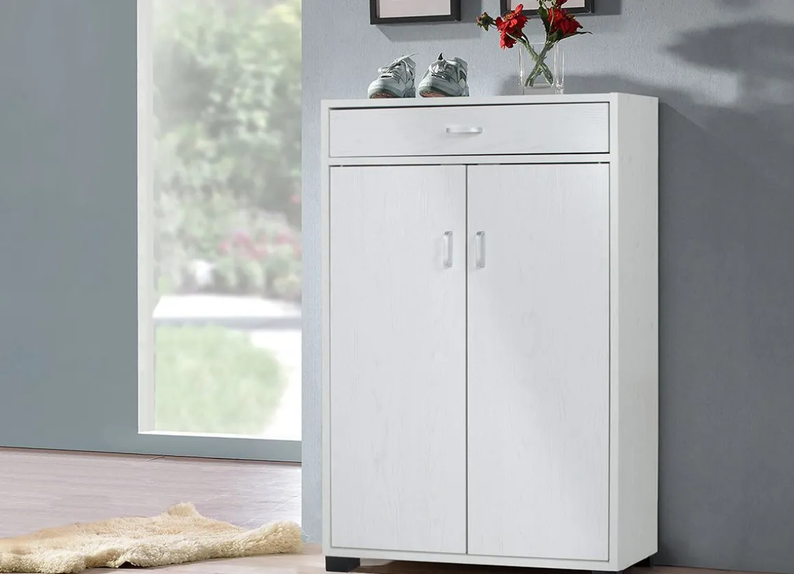 SCARPIERA CM 63X33 H. 95 ROVERE SBIANCATO: vendita online SCARPIERA CM 63X33 H. 95 ROVERE SBIANCATO in offerta