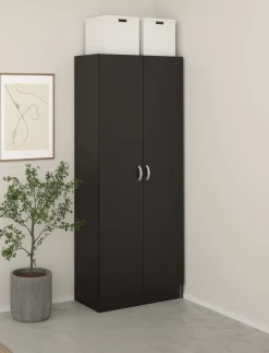 SCARPIERA/MOBILE MULTIUSO FOCUS 69,2X34,6 H 170,4 NERO OPACO: vendita online SCARPIERA/MOBILE MULTIUSO FOCUS 69,2X34,6 H 170,4 NERO OPACO in offerta