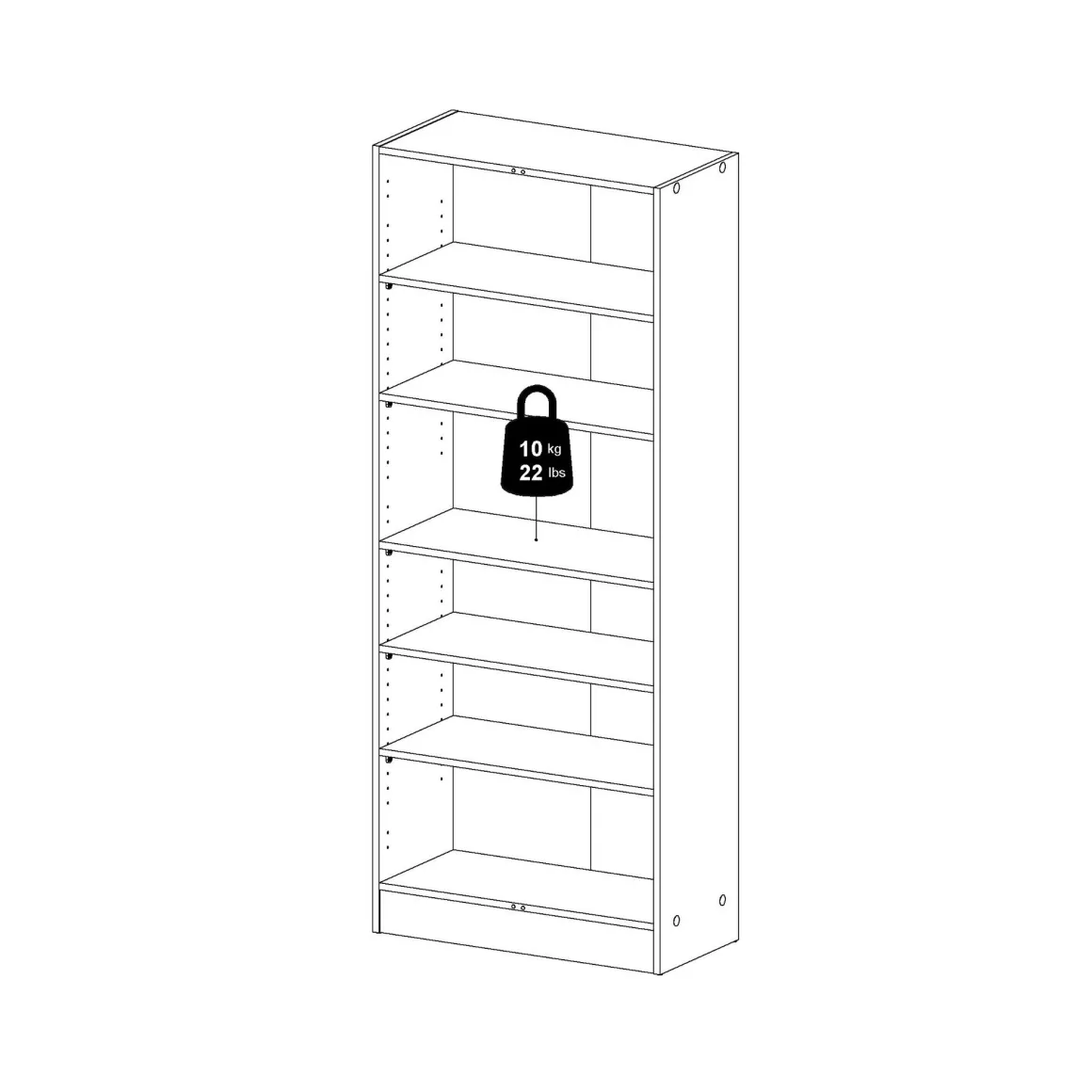 SCARPIERA/MOBILE MULTIUSO FOCUS 69,2X34,6 H 170,4 NERO OPACO: vendita online SCARPIERA/MOBILE MULTIUSO FOCUS 69,2X34,6 H 170,4 NERO OPACO in offerta