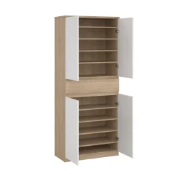 SCARPIERA MOD. NAIA CM 80,4X40 H. 191,7 HICKORY JACKSON E BIANCO OPACO: vendita online SCARPIERA MOD. NAIA CM 80,4X40 H. 191,7 HICKORY JACKSON E BIANCO OPACO in offerta