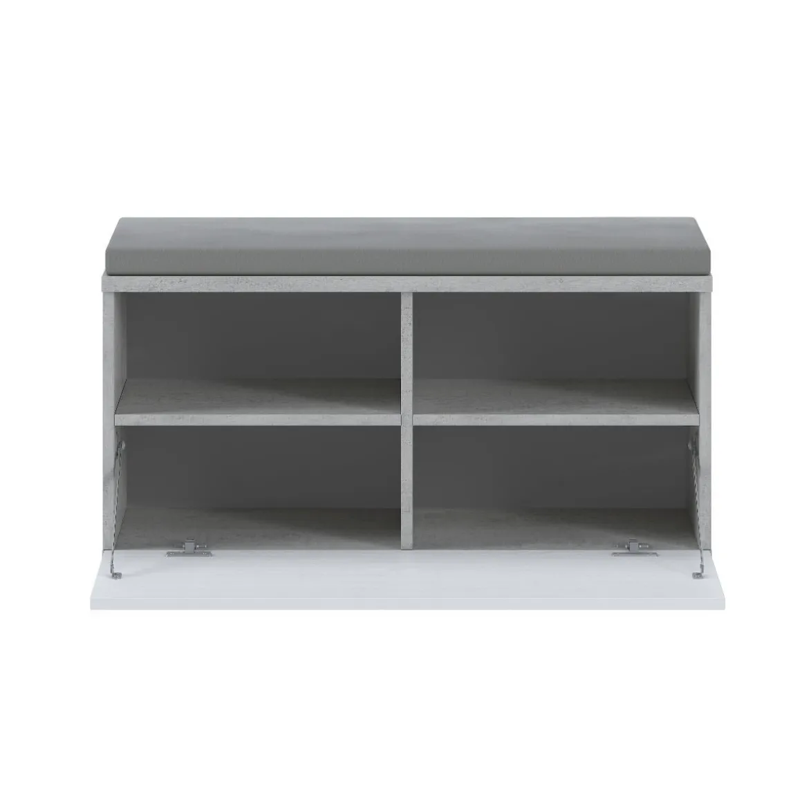 SCARPIERA MOD. RIKI CM 84,9X39,6 H. 42 CEMENTO E BIANCO: vendita online SCARPIERA MOD. RIKI CM 84,9X39,6 H. 42 CEMENTO E BIANCO in offerta