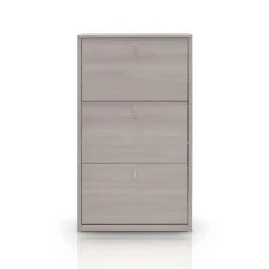 Scarpiera olmo chiaro: scarpiera olmo chiaro 3 ribalte 63x18 cm