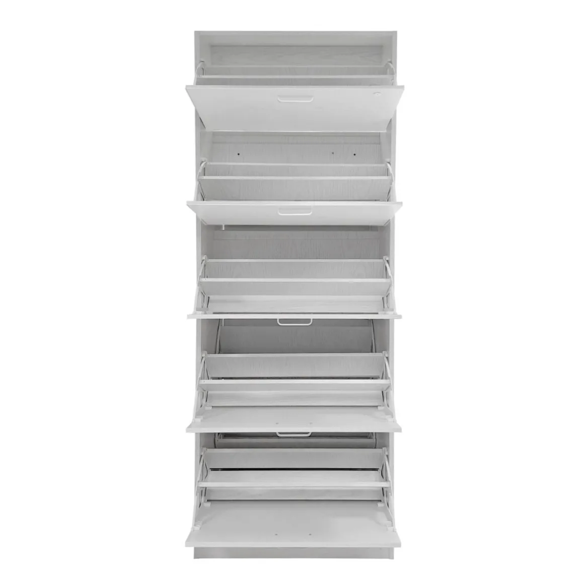 SCARPIERA 5 RIBALTE CM 63X24 H. 180 ROVERE SBIANCATO: vendita online SCARPIERA 5 RIBALTE CM 63X24 H. 180 ROVERE SBIANCATO in offerta