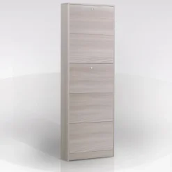 SCARPIERA 5 RIBALTE MOD. MULTIUSO CM 62X18 H. 182 OLMO : vendita online SCARPIERA 5 RIBALTE MOD. MULTIUSO CM 62X18 H. 182 OLMO in offerta