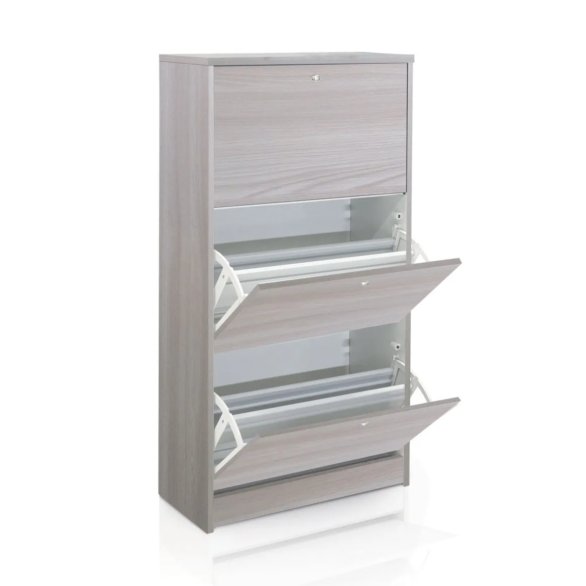 SCARPIERA 3 RIBALTE MOD. MULTIUSO CM 62X29 H. 121 OLMO : vendita online SCARPIERA 3 RIBALTE MOD. MULTIUSO CM 62X29 H. 121 OLMO in offerta