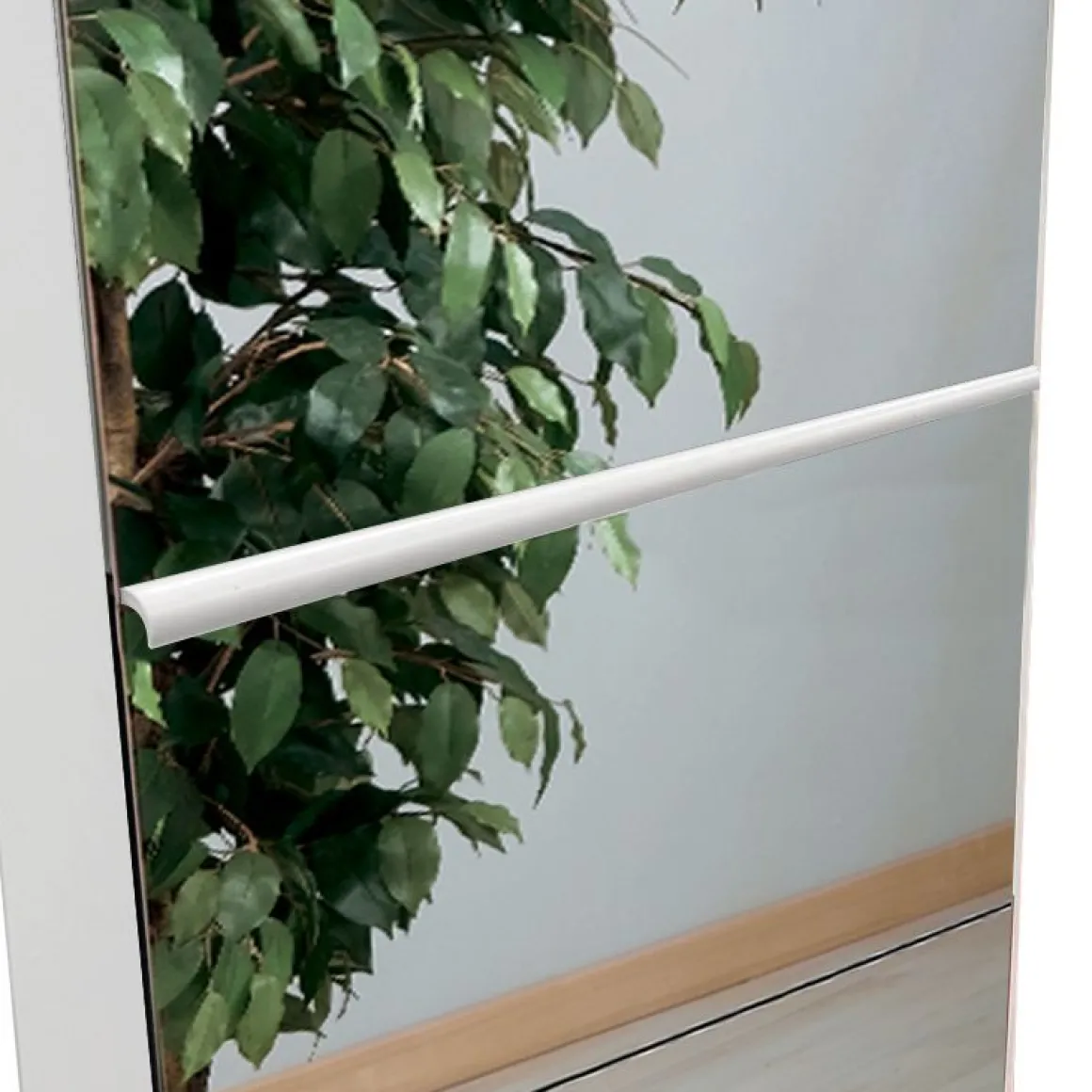 SCARPIERA 4 RIBALTE MOD. MULTIUSO CM 62X18 H. 150 BIANCO E SPECCHIO: vendita online SCARPIERA 4 RIBALTE MOD. MULTIUSO CM 62X18 H. 150 BIANCO E SPECCHIO in offerta