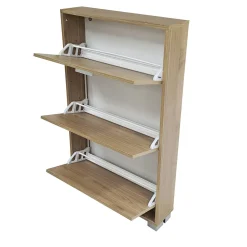 SCARPIERA 3 RIBALTE MOD. QUADRANTE 70X18 H. 118 NOCE STELVIO: vendita online SCARPIERA 3 RIBALTE MOD. QUADRANTE 70X18 H. 118 NOCE STELVIO in offerta