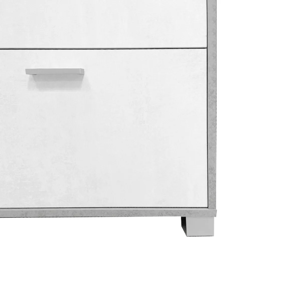 SCARPIERA 5 RIBALTE MOD. QUADRANTE CM 70X18 H.190 CEMENTO E OSSIDO BIANCO : vendita online SCARPIERA 5 RIBALTE MOD. QUADRANTE CM 70X18 H.190 CEMENTO E OSSIDO BIANCO in offerta