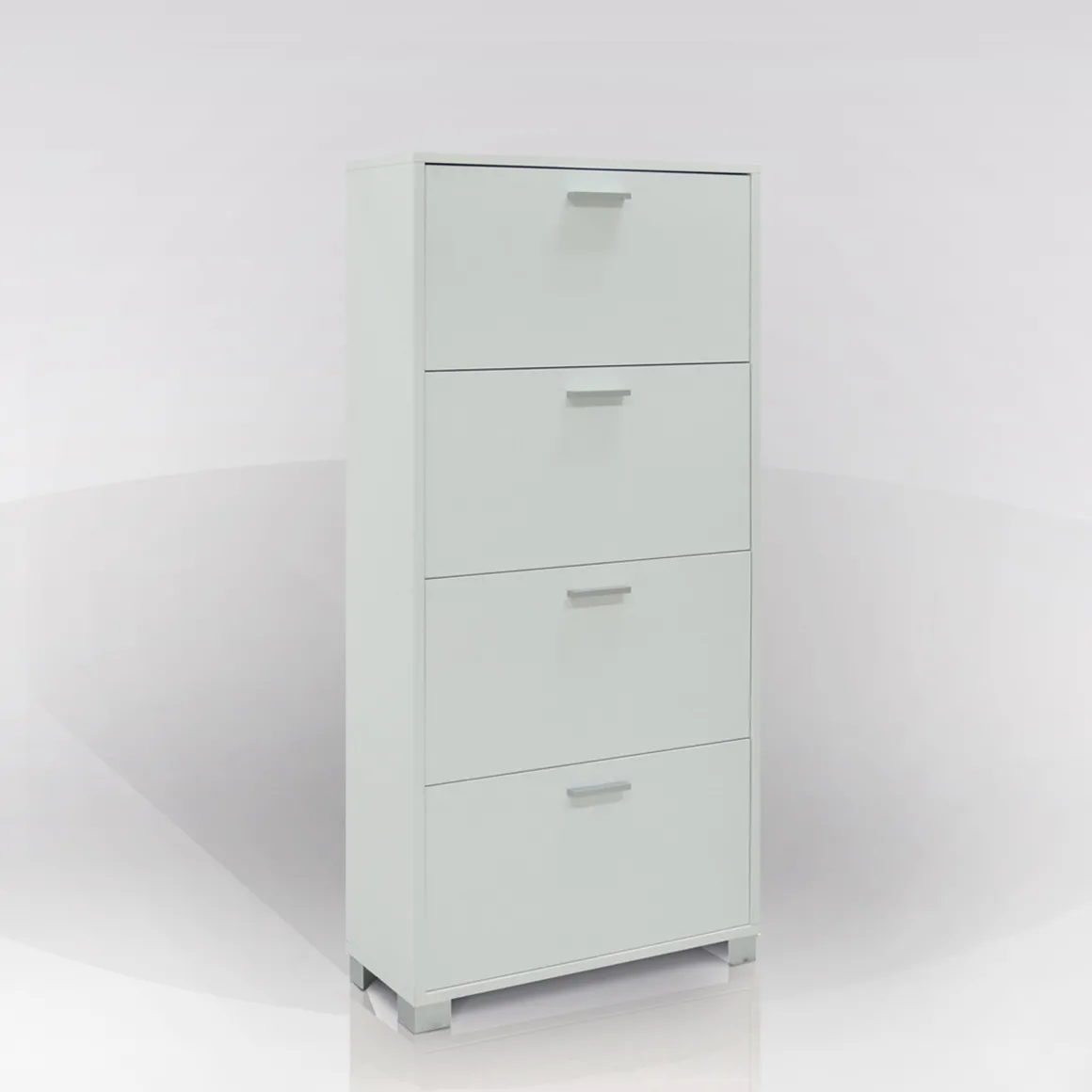 SCARPIERA 4 RIBALTE MOD. QUADRANTE CM 70X29 H.154 BIANCO FIAMMATO: vendita online SCARPIERA 4 RIBALTE MOD. QUADRANTE CM 70X29 H.154 BIANCO FIAMMATO in offerta