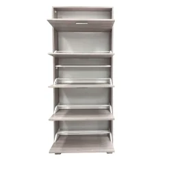 SCARPIERA 5 RIBALTE MOD. QUADRANTE CM 70X18 H.190 OLMO : vendita online SCARPIERA 5 RIBALTE MOD. QUADRANTE CM 70X18 H.190 OLMO in offerta