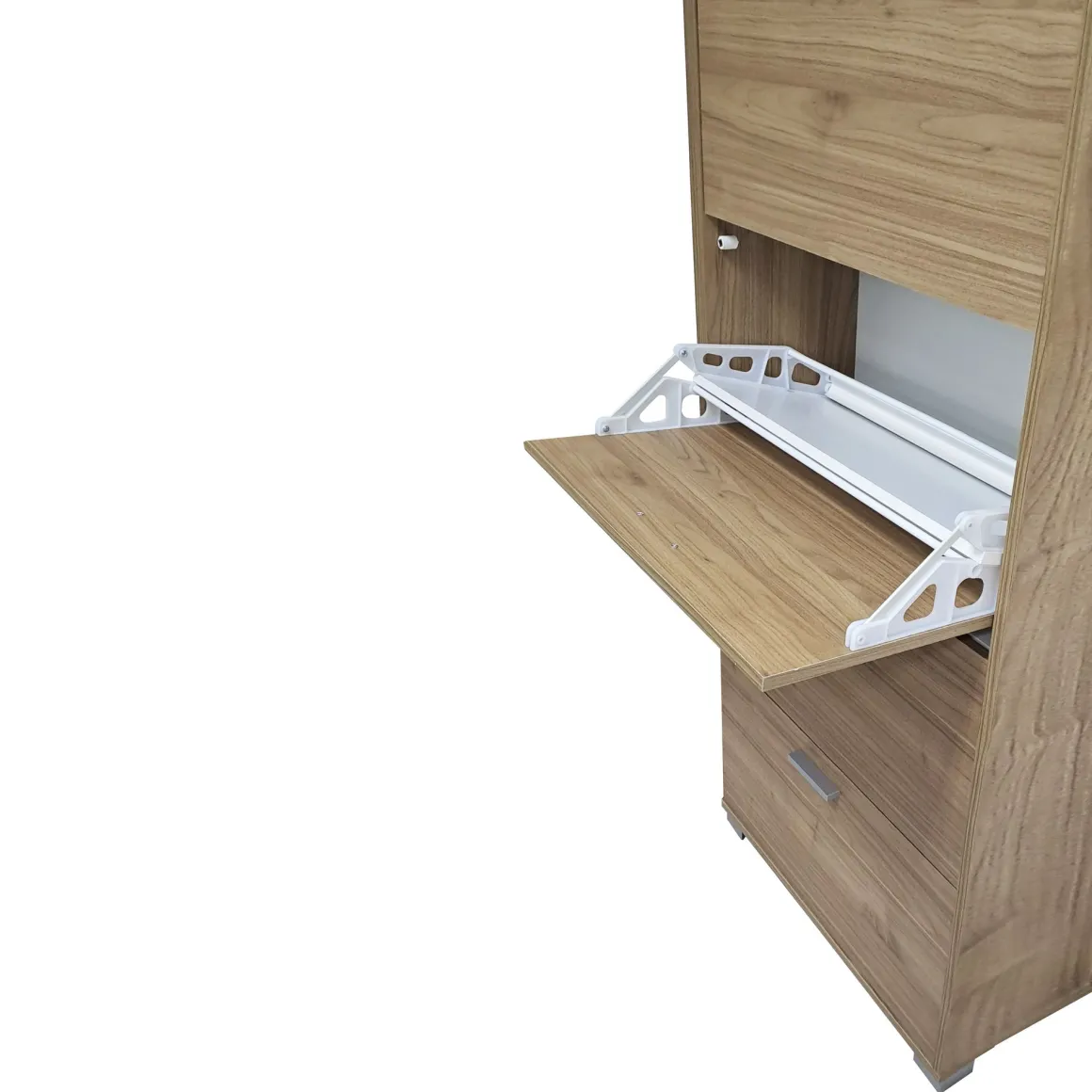 SCARPIERA 5 RIBALTE MOD. QUADRANTE 70X29 H. 190 NOCE STELVIO: vendita online SCARPIERA 5 RIBALTE MOD. QUADRANTE 70X29 H. 190 NOCE STELVIO in offerta
