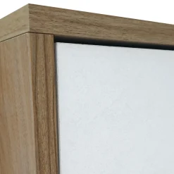 SCARPIERA 5 RIBALTE MOD. QUADRANTE CM 70X29 H.190 NOCE STELVIO E OSSIDO BIANCO: vendita online SCARPIERA 5 RIBALTE MOD. QUADRANTE CM 70X29 H.190 NOCE STELVIO E OSSIDO BIANCO in offerta