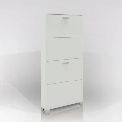 Scarpiera tutta bianca 4 ribalte: acquista scarpiera bianca in offerta