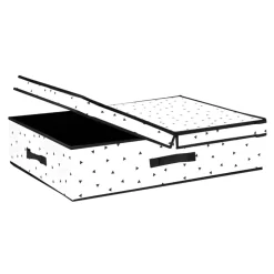 SCATOLA PORTA BIANCHERIA JUMBO 63X48 H. 15CM CON COPERCHIO: vendita online SCATOLA PORTA BIANCHERIA JUMBO 63X48 H. 15CM CON COPERCHIO in offerta