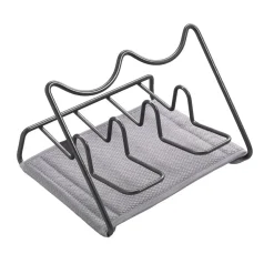 SCOLABOTTIGLIE E TAZZE CON PORTA TAPPI DRYMUG 2 LAVA IN FERRO NERO