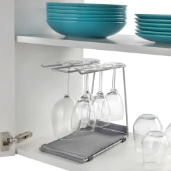 SCOLACALICI CALIX SILVER IN FERRO ARGENTO 27X17X27CM