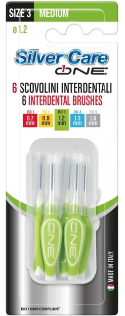 SCOVOLINO INTERDENTALE MEDIO SILVER CARE ONE: vendita online SCOVOLINO INTERDENTALE MEDIO SILVER CARE ONE in offerta