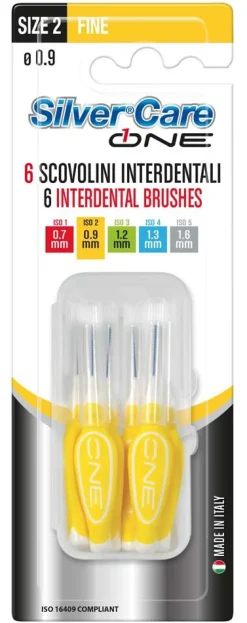 SCOVOLINO INTERDENTALI FINI SILVER CARE ONE: vendita online SCOVOLINO INTERDENTALI FINI SILVER CARE ONE in offerta