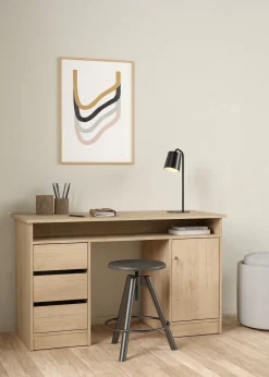 SCRIVANIA CM 126 JACKSON HICKORY: vendita online SCRIVANIA CM 126 JACKSON HICKORY in offerta
