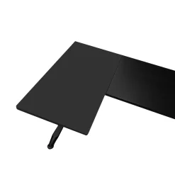 SCRIVANIA CM 140 LAMINATO E METALLO NERO: vendita online SCRIVANIA CM 140 LAMINATO E METALLO NERO in offerta