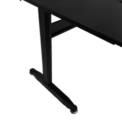 SCRIVANIA CM 140 LAMINATO E METALLO NERO: vendita online SCRIVANIA CM 140 LAMINATO E METALLO NERO in offerta