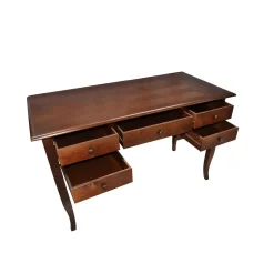 SCRIVANIA CM 130 LEGNO TINTA NOCE: vendita online SCRIVANIA CM 130 LEGNO TINTA NOCE in offerta