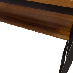 SCRIVANIA CM 138 OLD OAK E METALLO NERO: vendita online SCRIVANIA CM 138 OLD OAK E METALLO NERO in offerta