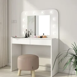 SCRIVANIA/TOELETTA VANITY MOD. HOLLYWOOD TUTTA BIANCA: vendita online SCRIVANIA/TOELETTA VANITY MOD. HOLLYWOOD TUTTA BIANCA in offerta