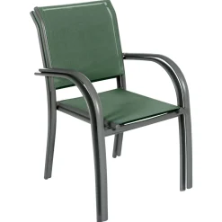Sedia con Braccioli verde oliva: sedia da giardino a prezzi bassi