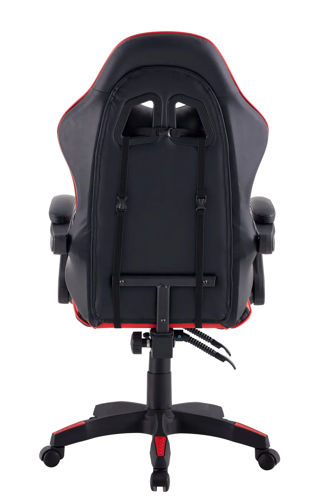 Sedia ergonomica per ufficio nera e rossa