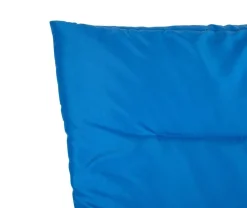 Sedia in alluminio in offerta: sedia pieghevole, tessuto colore blu