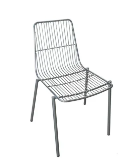 Sedia in Metallo con cuscino in offerta: modello Silver sedia da giardino