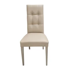 SEDIA MOD. DALLAS IN ECOPELLE BEIGE : vendita online SEDIA MOD. DALLAS IN ECOPELLE BEIGE in offerta