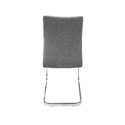 SEDIA MOD. SANDY METALLO CROMATO E TESSUTO GRIGIO: vendita online SEDIA MOD. SANDY METALLO CROMATO E TESSUTO GRIGIO in offerta