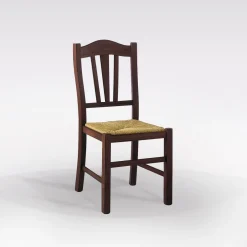 SEDIA MOD. SILVANA IN LEGNO NOCE CON FONDELLO IN PAGLIA: vendita online SEDIA MOD. SILVANA IN LEGNO NOCE CON FONDELLO IN PAGLIA in offerta