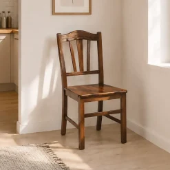 SEDIA MOD. SILVANA IN LEGNO TINTA NOCE CON FONDELLO IN LEGNO: vendita online SEDIA MOD. SILVANA IN LEGNO TINTA NOCE CON FONDELLO IN LEGNO in offerta