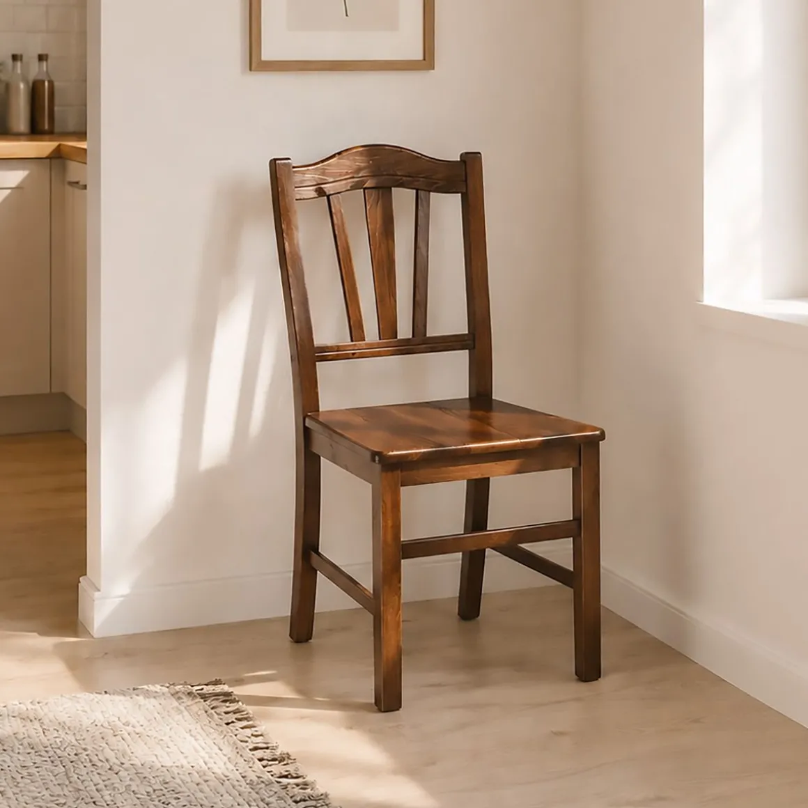 SEDIA MOD. SILVANA IN LEGNO TINTA NOCE CON FONDELLO IN LEGNO: vendita online SEDIA MOD. SILVANA IN LEGNO TINTA NOCE CON FONDELLO IN LEGNO in offerta