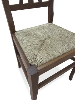 SEDIA MOD. SILVIA IN LEGNO NOCE CON FONDELLO IN PAGLIA: vendita online SEDIA MOD. SILVIA IN LEGNO NOCE CON FONDELLO IN PAGLIA in offerta