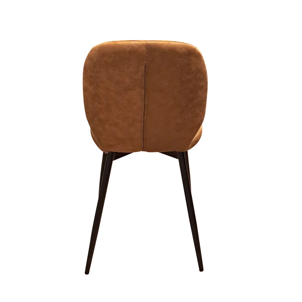 SEDIA MOD. VANNA IN METALLO NERO E TESSUTO VINTAGE CUOIO: vendita online SEDIA MOD. VANNA IN METALLO NERO E TESSUTO VINTAGE CUOIO in offerta