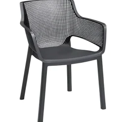 Sedia per giardino grafite 79cm: modello elisa