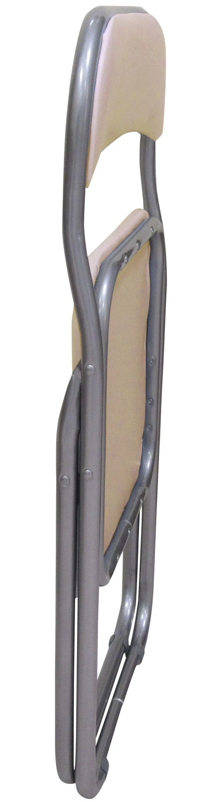 SEDIA PIEGHEVOLE METALLO E PVC SABBIA: vendita online SEDIA PIEGHEVOLE METALLO E PVC SABBIA in offerta