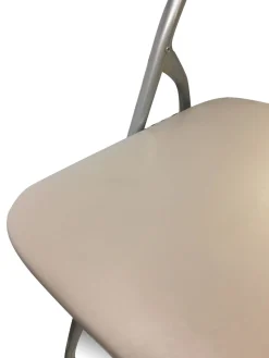 SEDIA PIEGHEVOLE METALLO E PVC SABBIA: vendita online SEDIA PIEGHEVOLE METALLO E PVC SABBIA in offerta