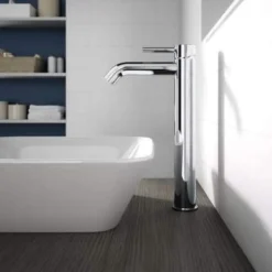 SERIE CERALINE - MISCELATORE LAVABO ALTO CROMATO