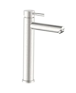 SERIE ANTEA - RUBINETTO PER LAVABO ALTO IN ACCIAIO SPAZZOLATO