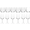SERVIZIO 12PZ BICCHIERI LINEA ALLEGRA IN VETRO TRASPARENTE 34CL/49CL