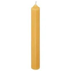 SET 10 CANDELE HUGO GIALLO OCRA H 16CM: vendita online SET 10 CANDELE HUGO GIALLO OCRA H 16CM in offerta