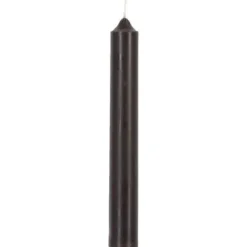SET 10 CANDELE HUGO NERA H 16CM: vendita online SET 10 CANDELE HUGO NERA H 16CM in offerta