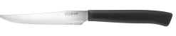 SET 6 COLTELLI CUCINA/CARNE/PIZZA CON MANICO NERO 11CM