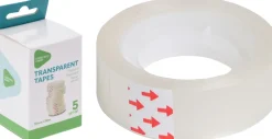 SET 5 NASTRI ADESIVI 30MTX15MM: vendita online SET 5 NASTRI ADESIVI 30MTX15MM in offerta